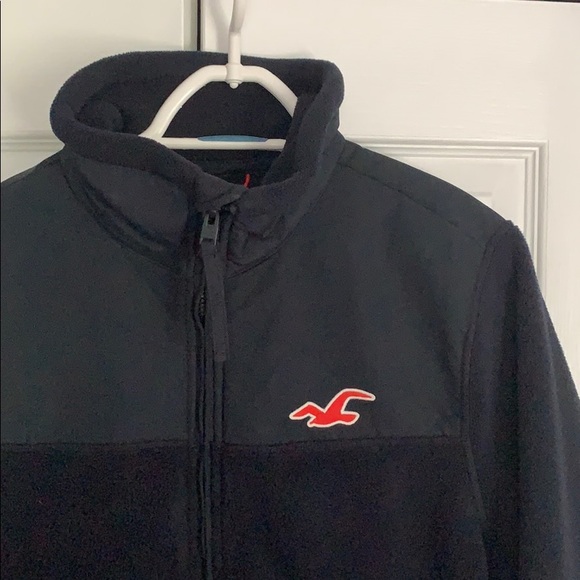 Hollister Men’s Winter Jacket blue size large - Picture 2 of 3